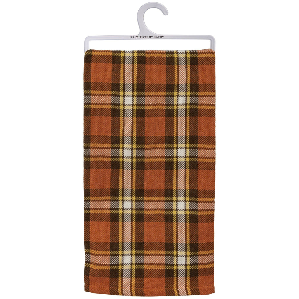 Fall Plaid Kitchen Towel