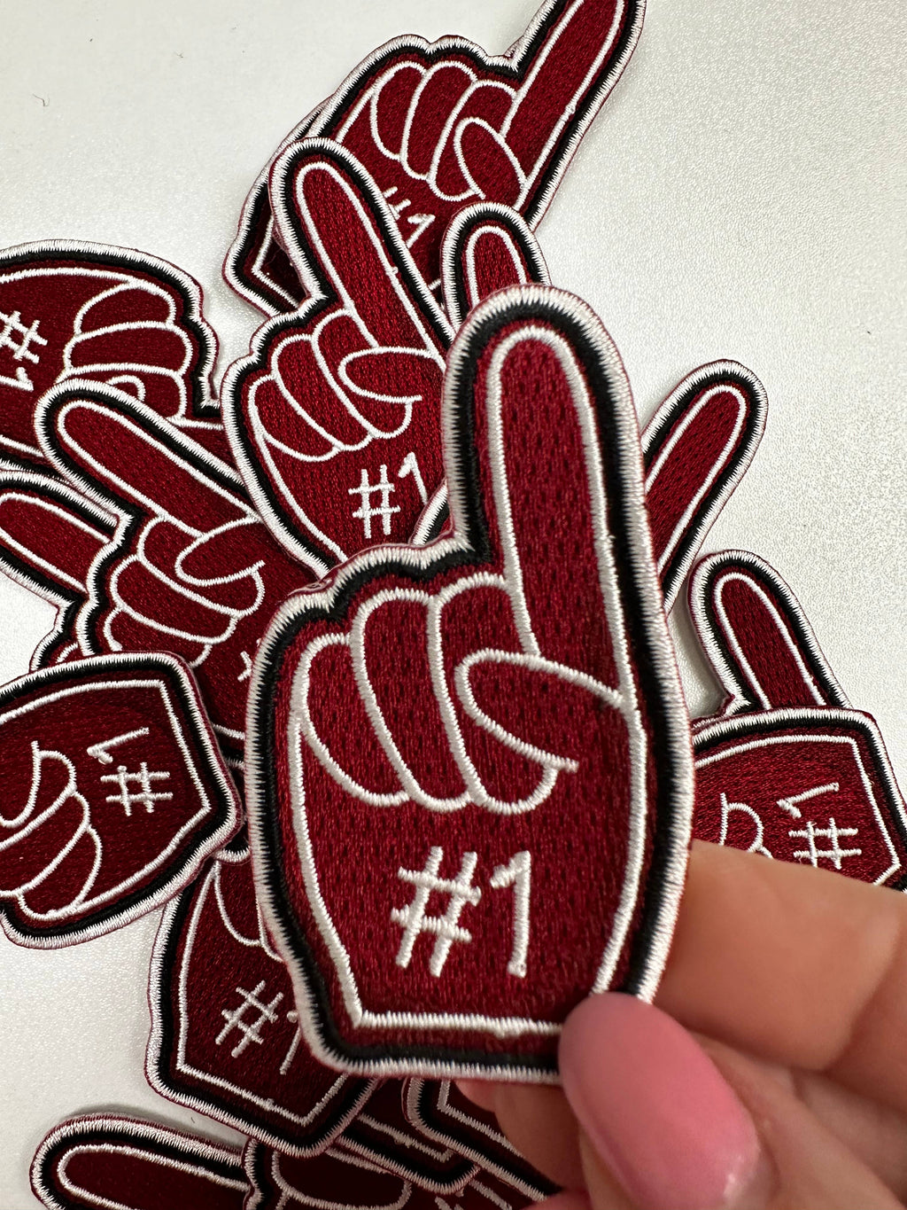 Fan finger, finger patch, fan patch, sports patch, game day