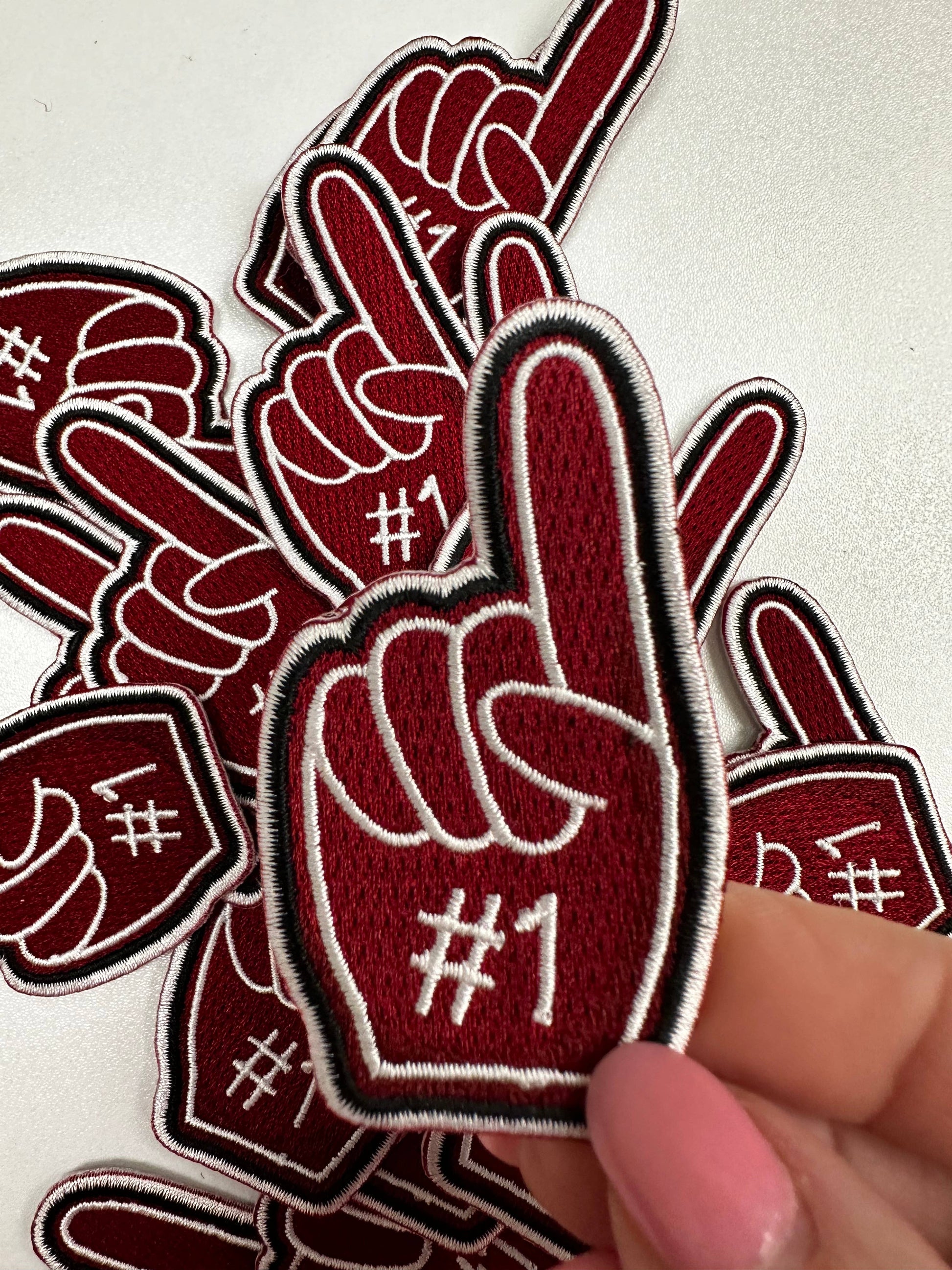 Fan finger, finger patch, fan patch, sports patch, game day