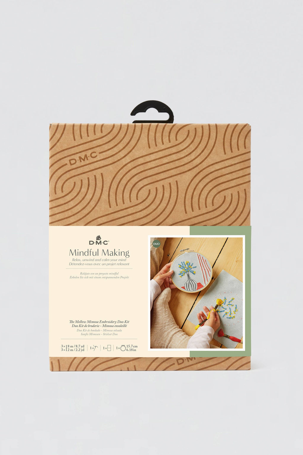 The Mellow Mimosa Embroidery Duo Kit-TB176S