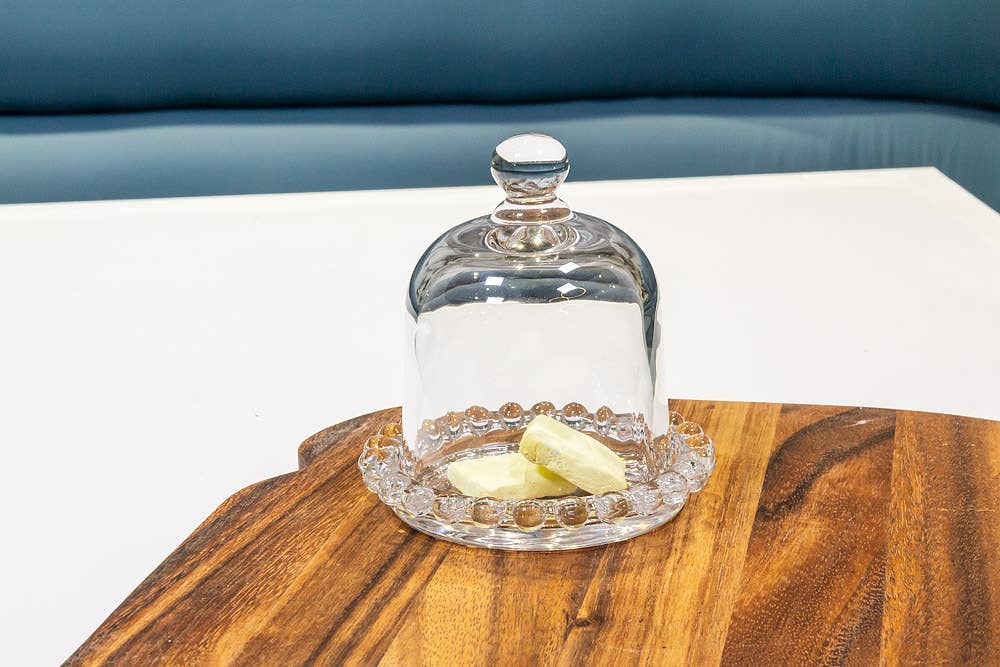 Ball Edge Small Plate w/ Dome Lid