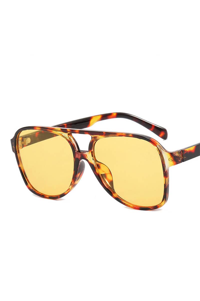 Vintage Double Bridge Aviator Sunglasses_CWASG0113