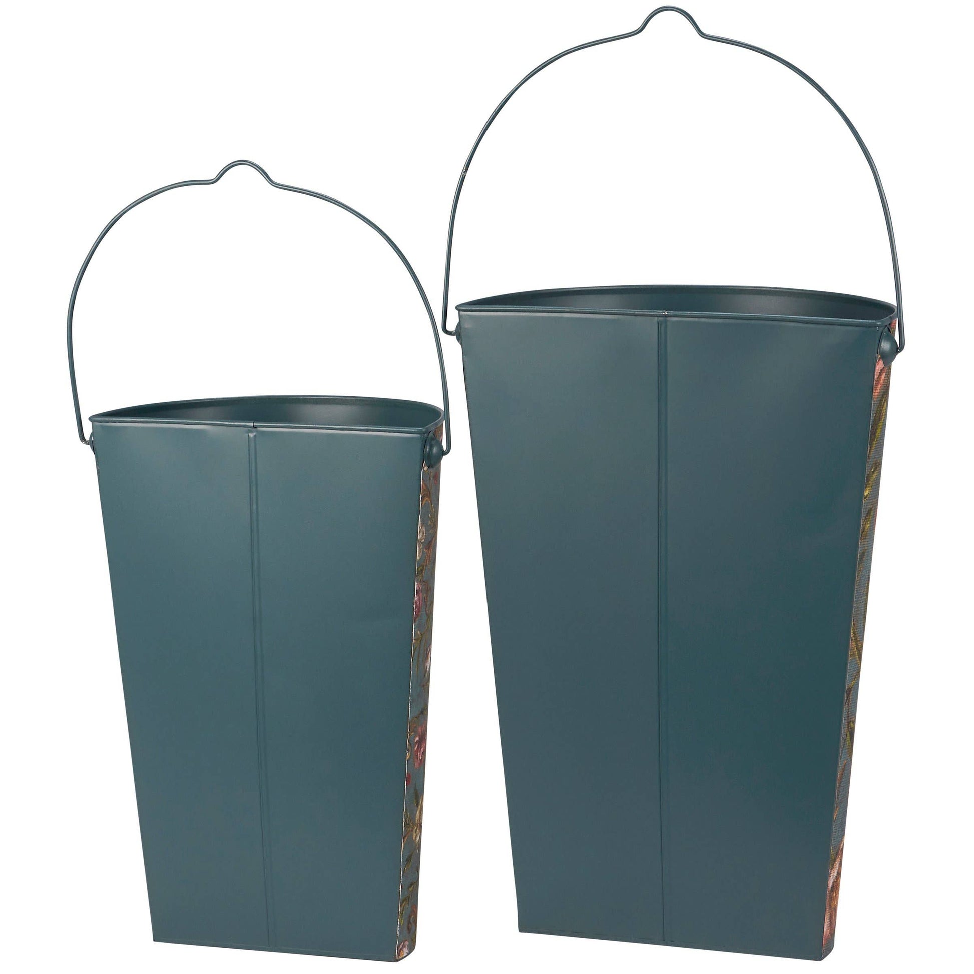 Floral Nouveau Wall Bucket