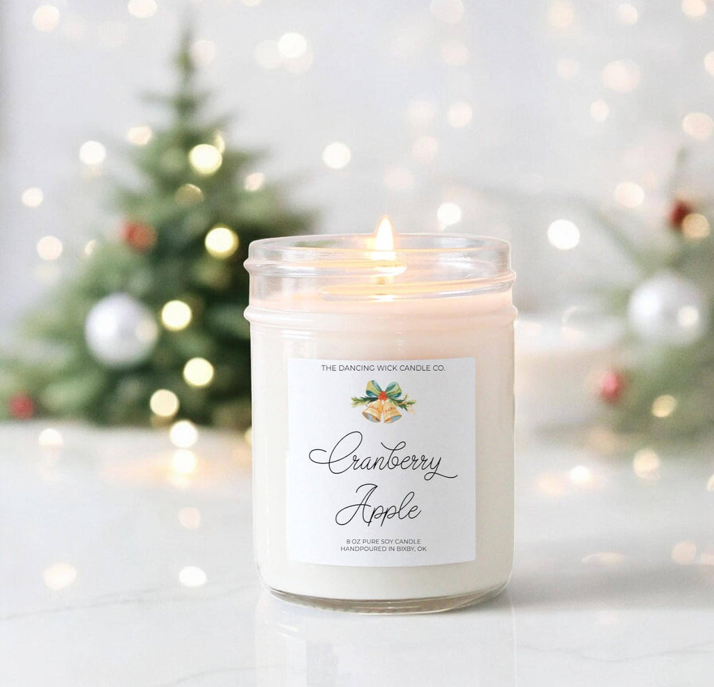 Cranberry Apple Christmas Candle