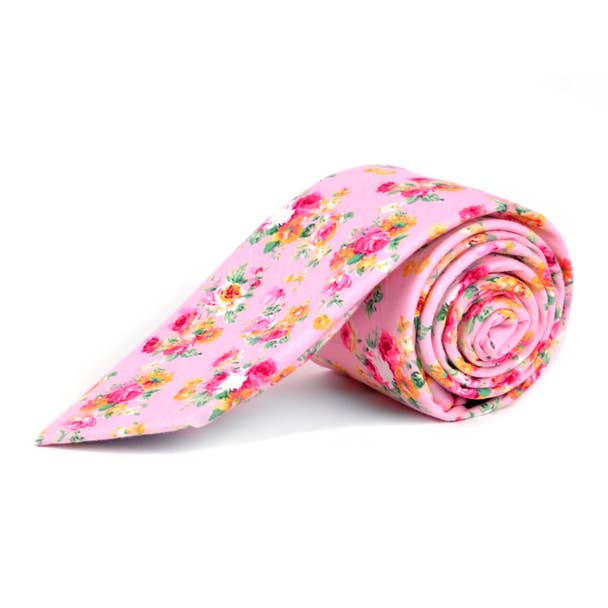 Floral Slim Tie