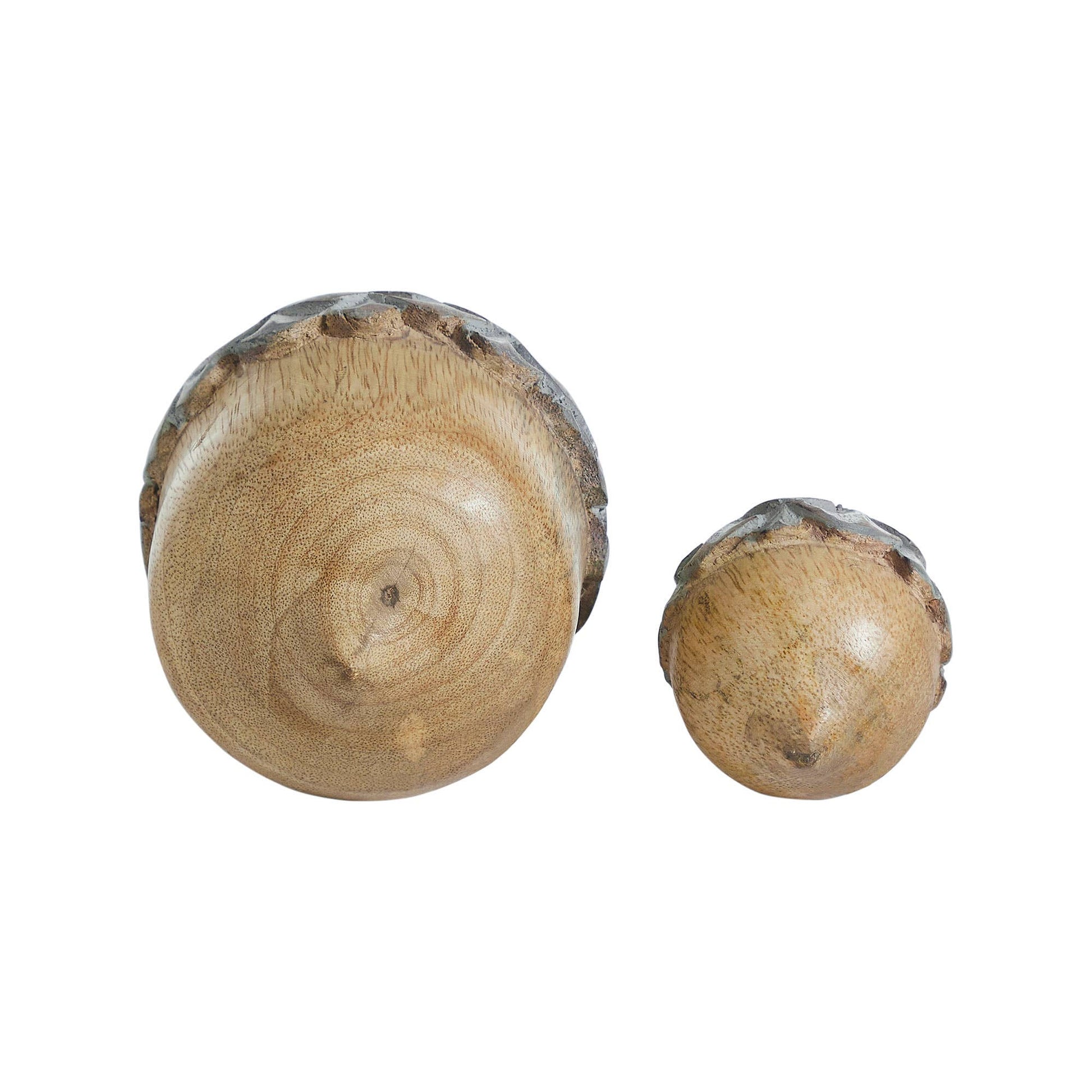 Wooden Acorn Set of 2