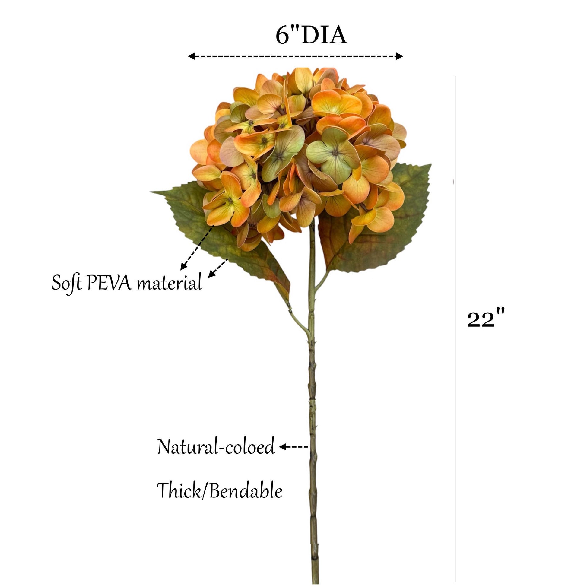 22" Artificial Hydrangea