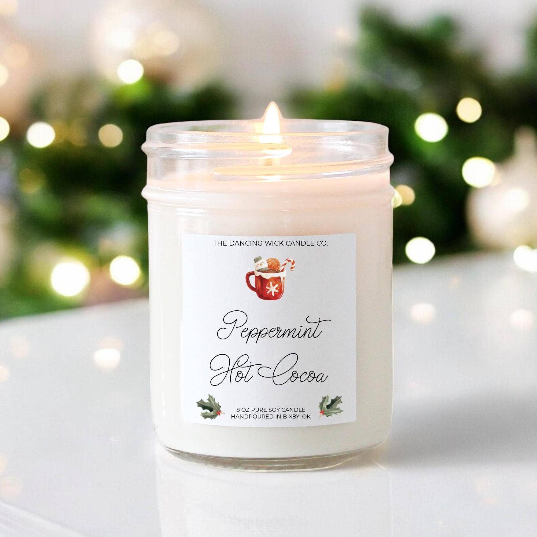 Peppermint Hot Cocoa Candle