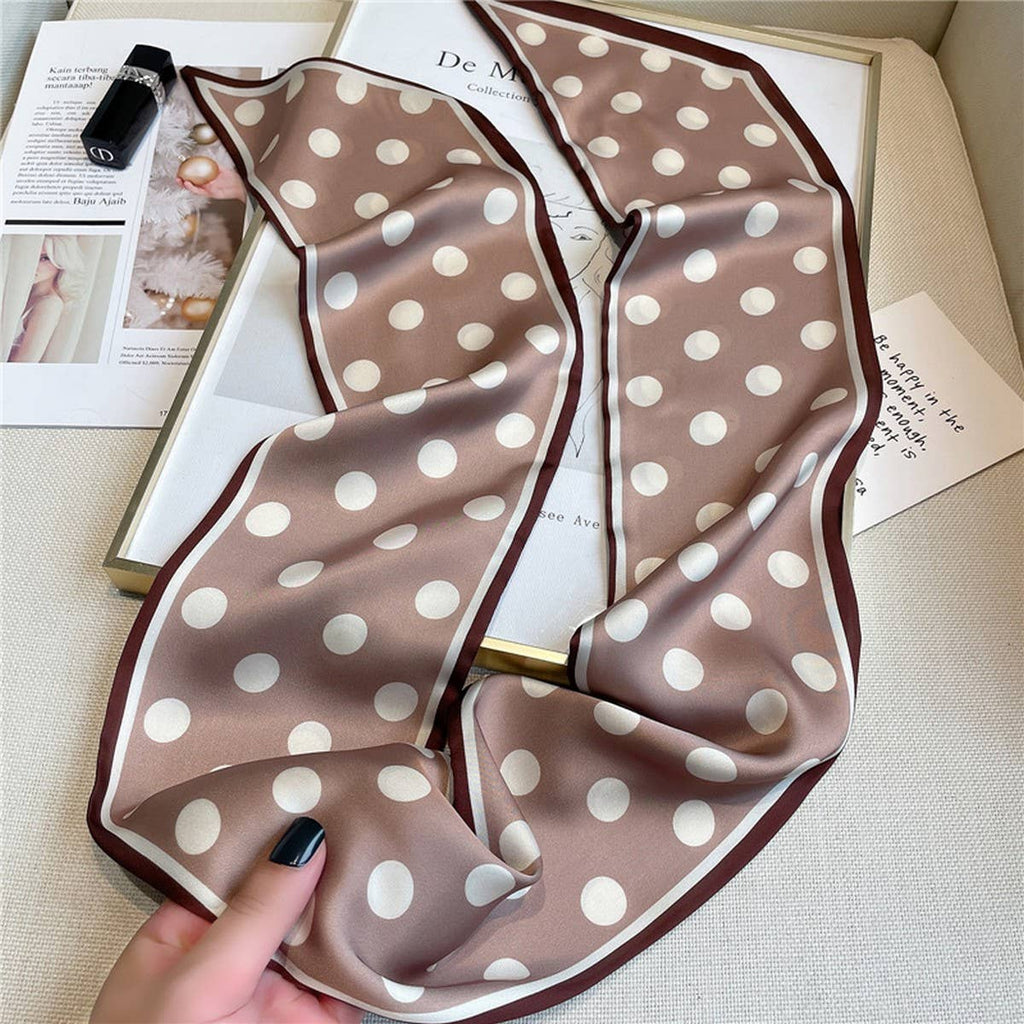 POLKA DOT HEAD SCARF