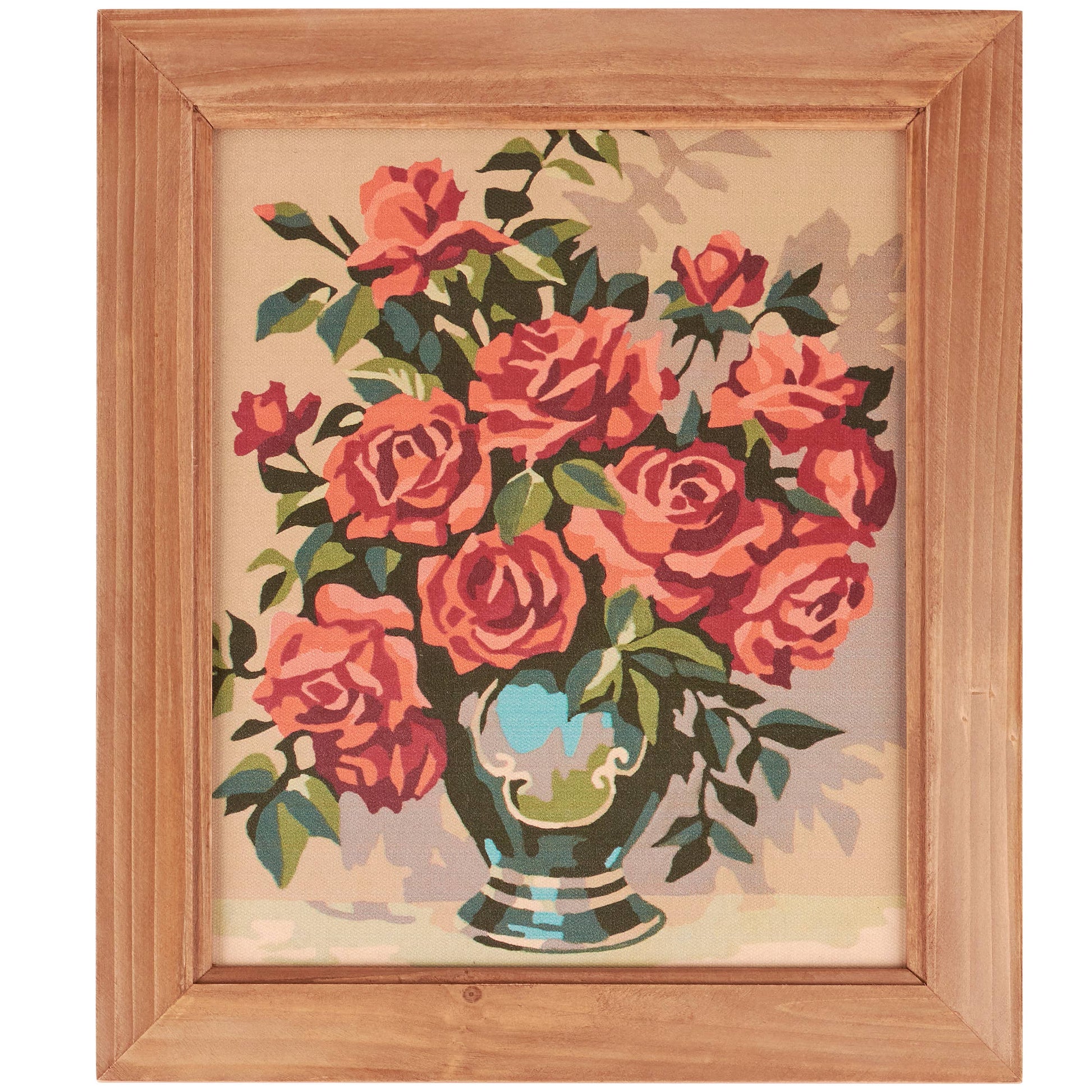 Rose Vase Framed Wall Art