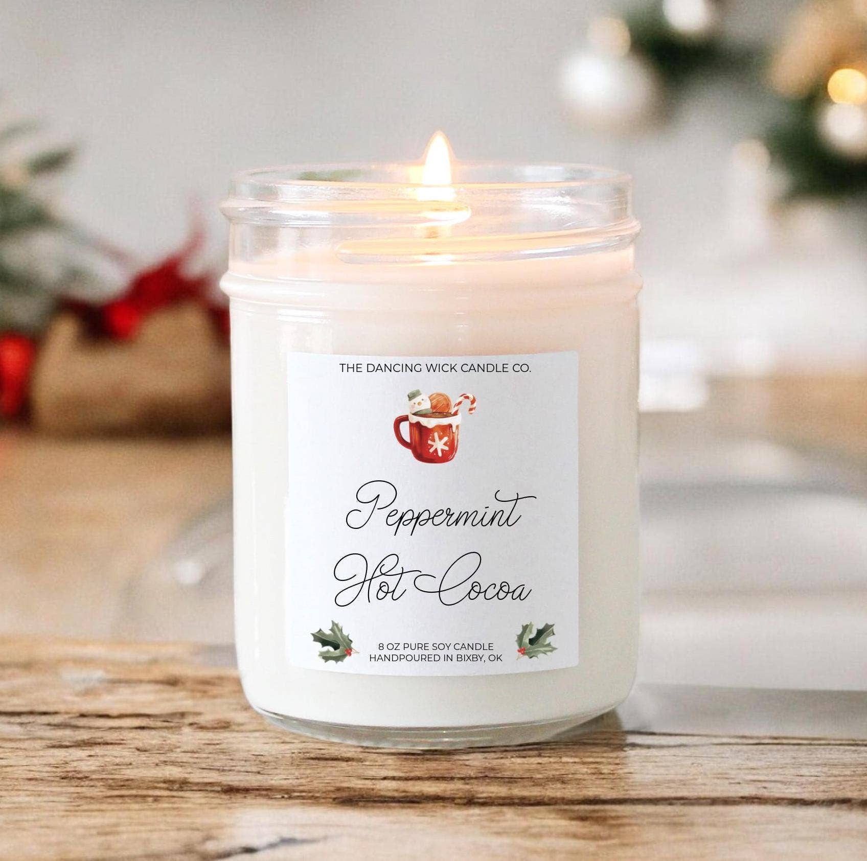 Peppermint Hot Cocoa Candle