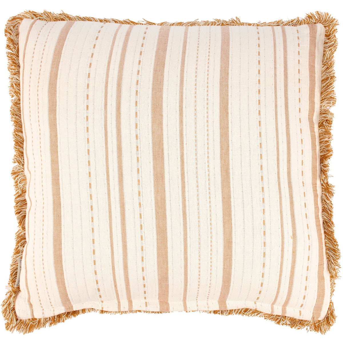 Striped Rust Pillow