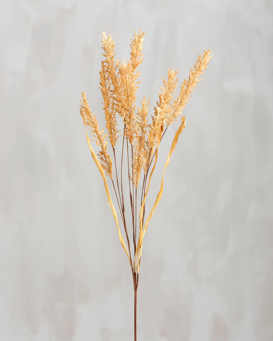 Tan Fall Grass Floral Pick