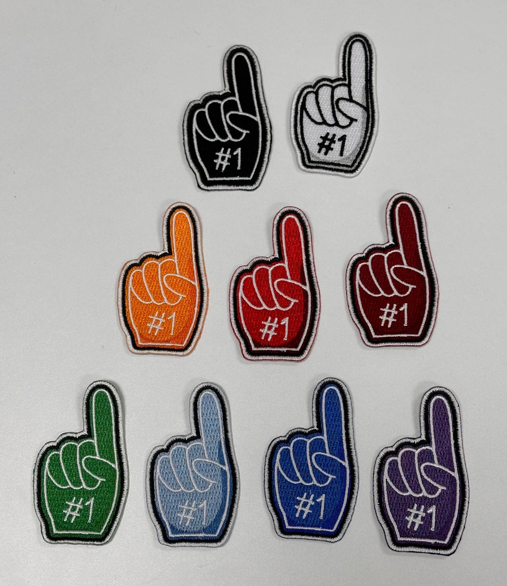 Fan finger, finger patch, fan patch, sports patch, game day