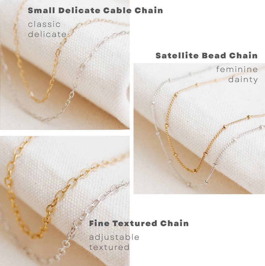 Tangerine Summer Charm Pendant Necklace Gold or Silver