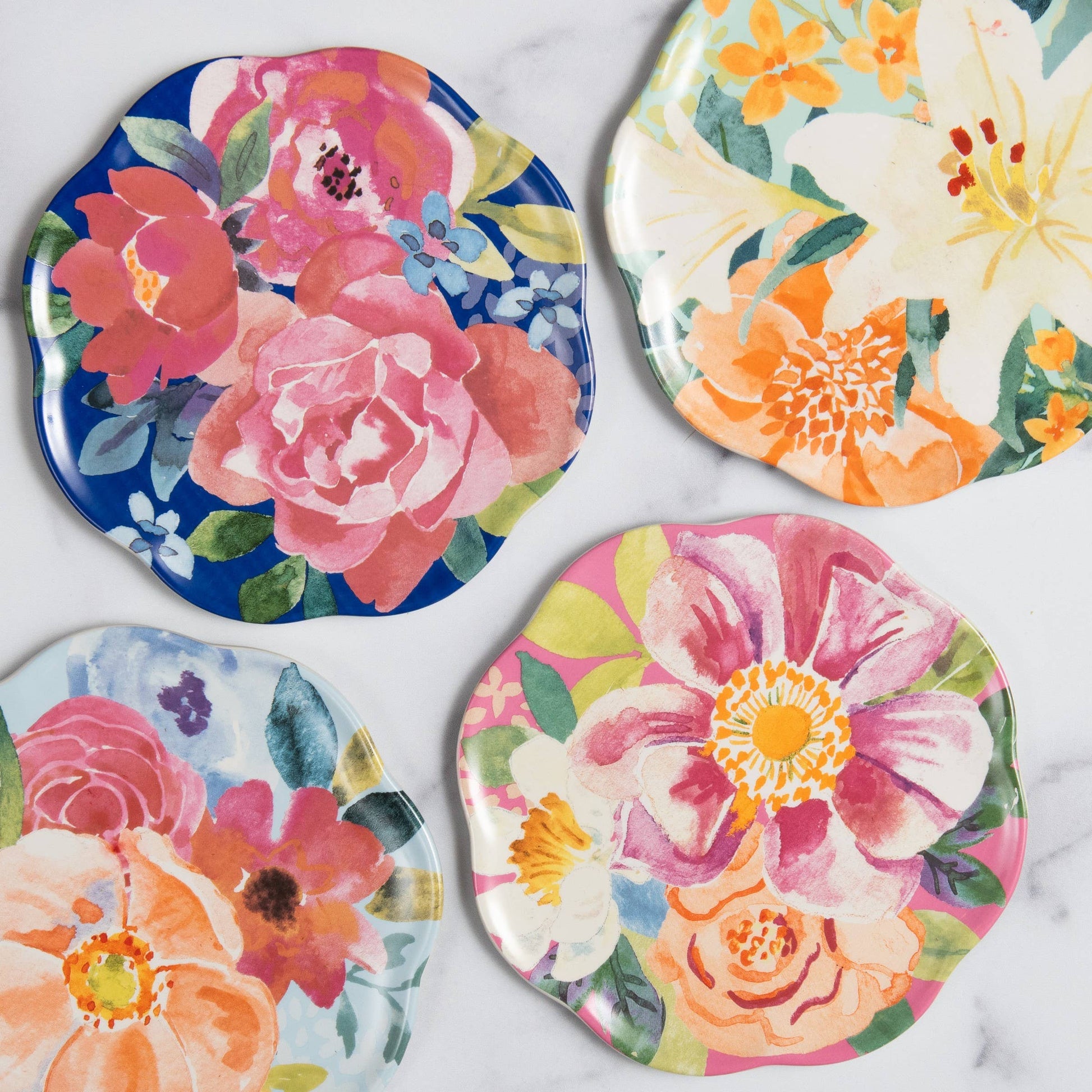 Floral Boutique Plates