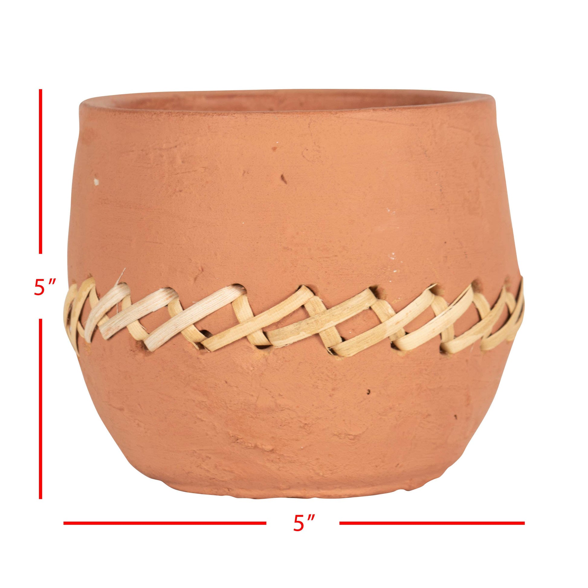 Mesa Terracotta Weave Planter