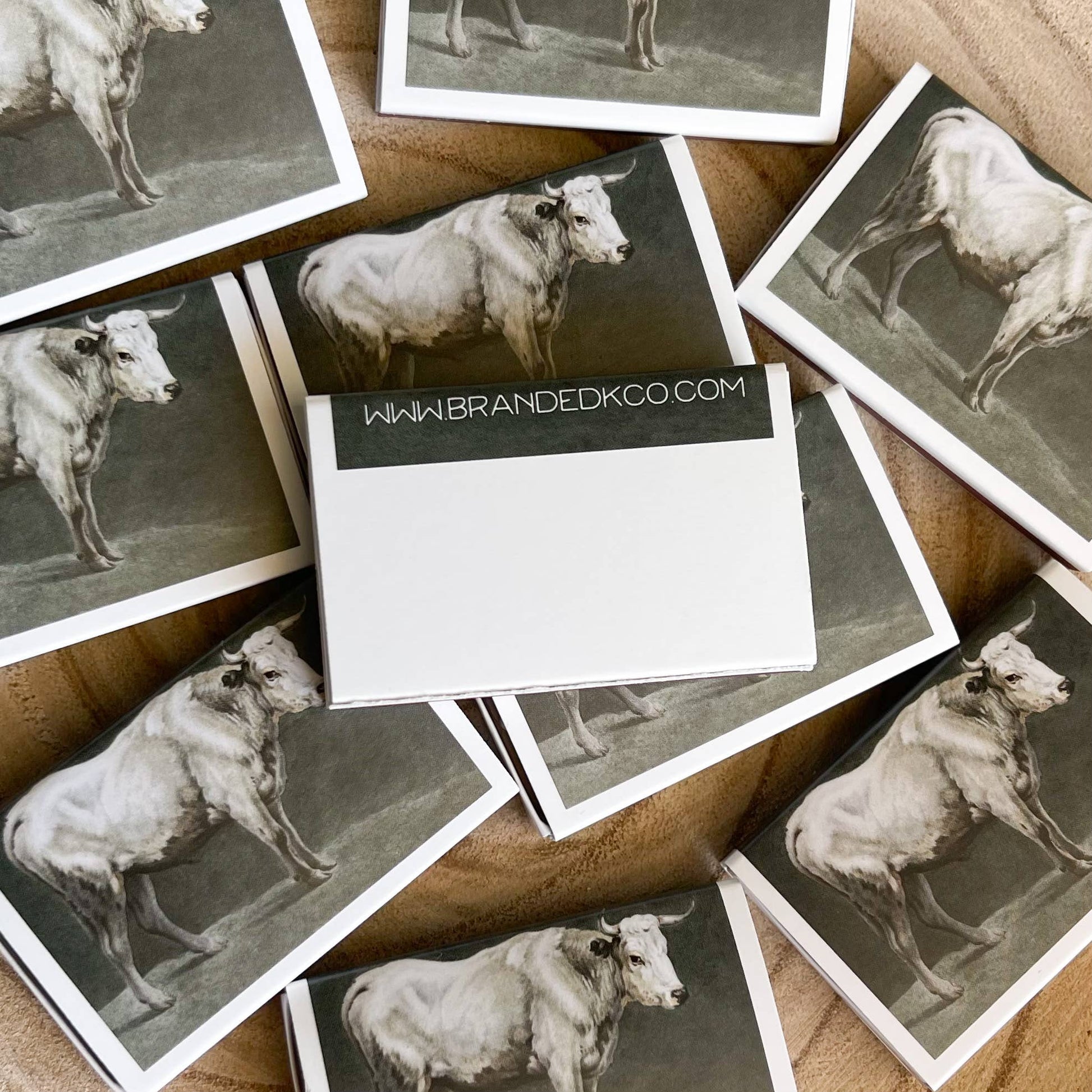 Cow Match Set // Vintage Landscape