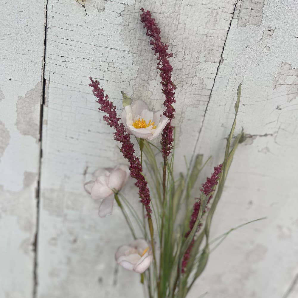 Pink Wildflower Spray