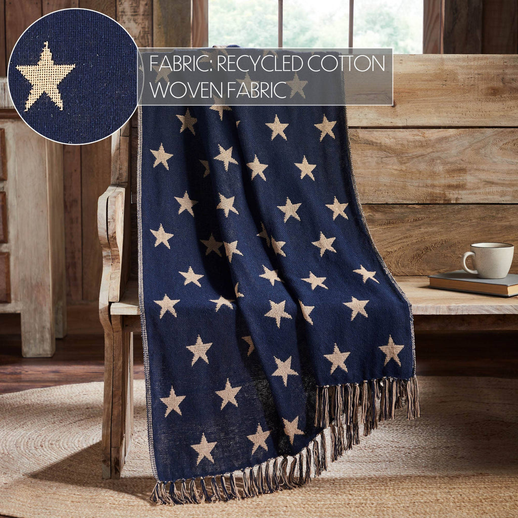 Jacquard Stars Woven Throw
