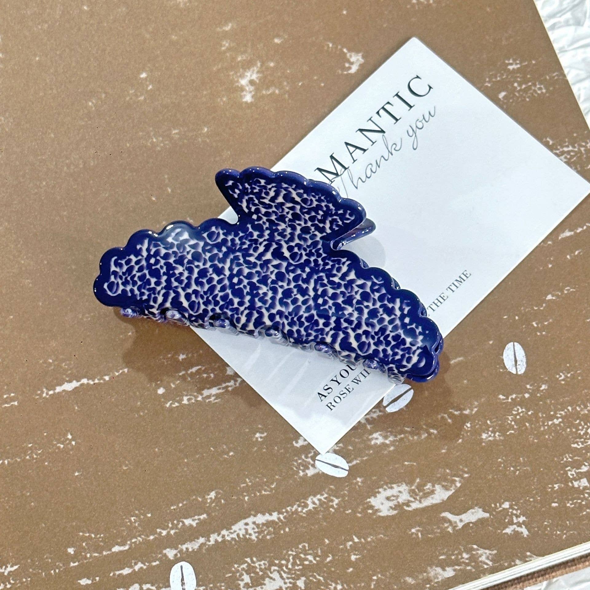Porcelain Claw Clip