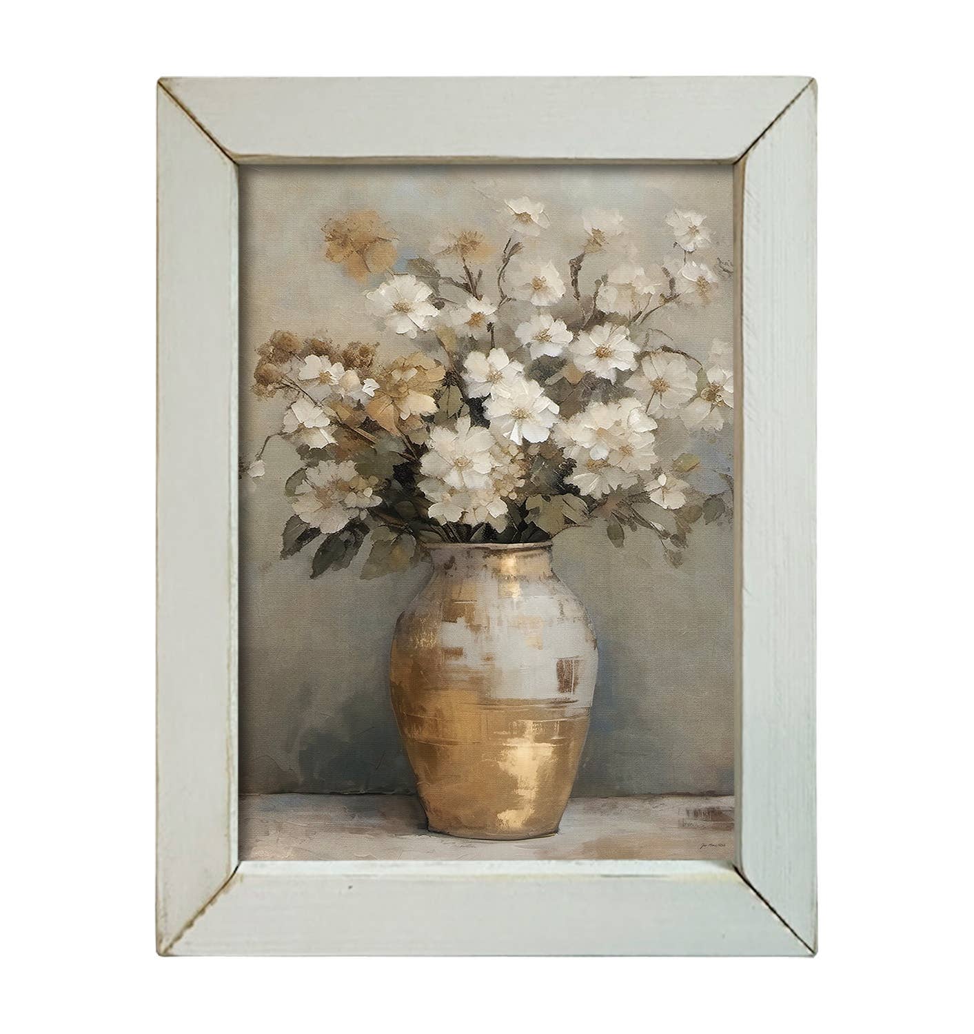JO287 White and Gold Elegance
