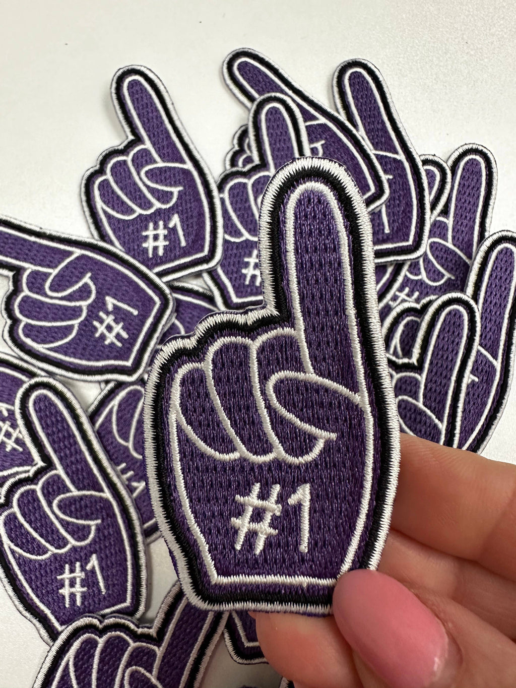 Fan finger, finger patch, fan patch, sports patch, game day