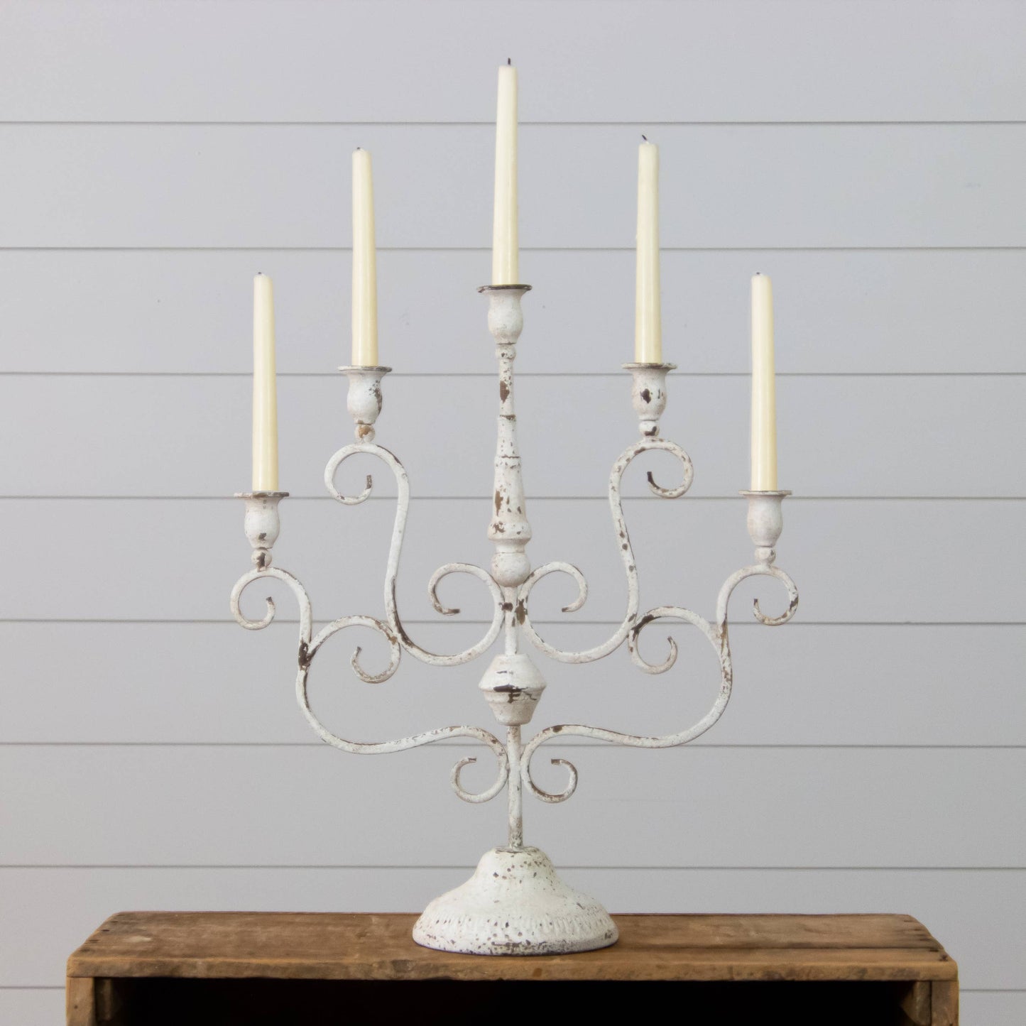 Distressed Candelabra