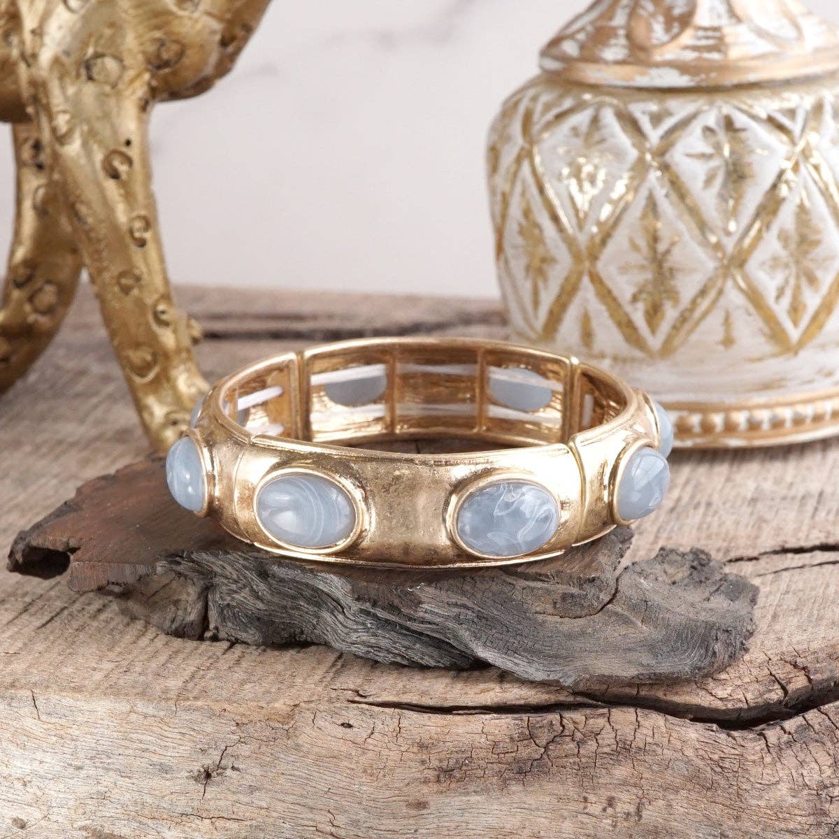 Sunlit Horizon Golden Bangle