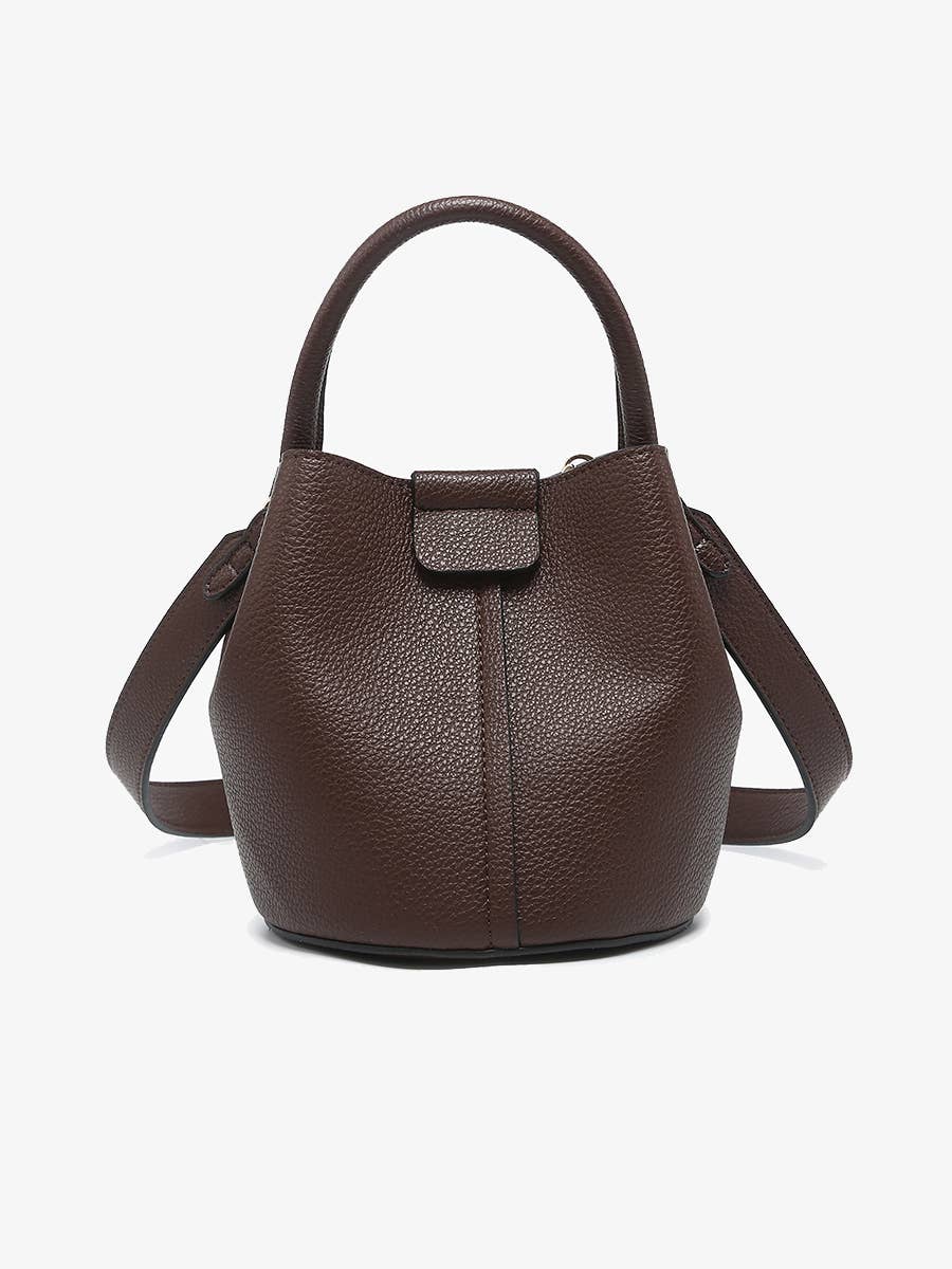 M2528 Farrah Bucket Bag w/ Top Handle & Inner Bag