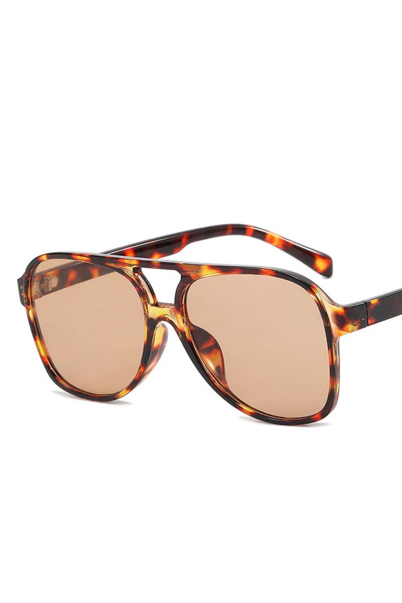 Vintage Double Bridge Aviator Sunglasses_CWASG0113