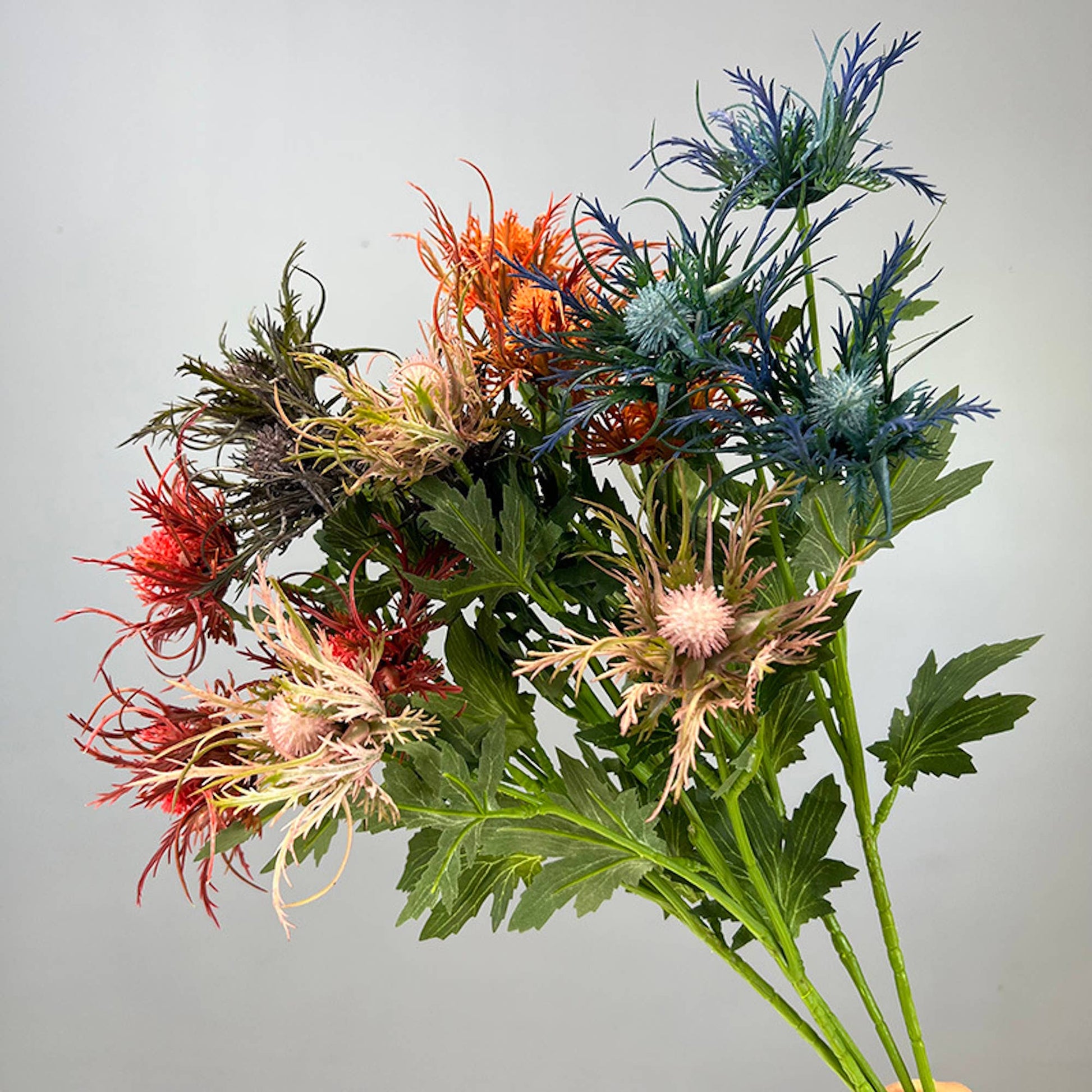 26" Artificial Sunset Thistle