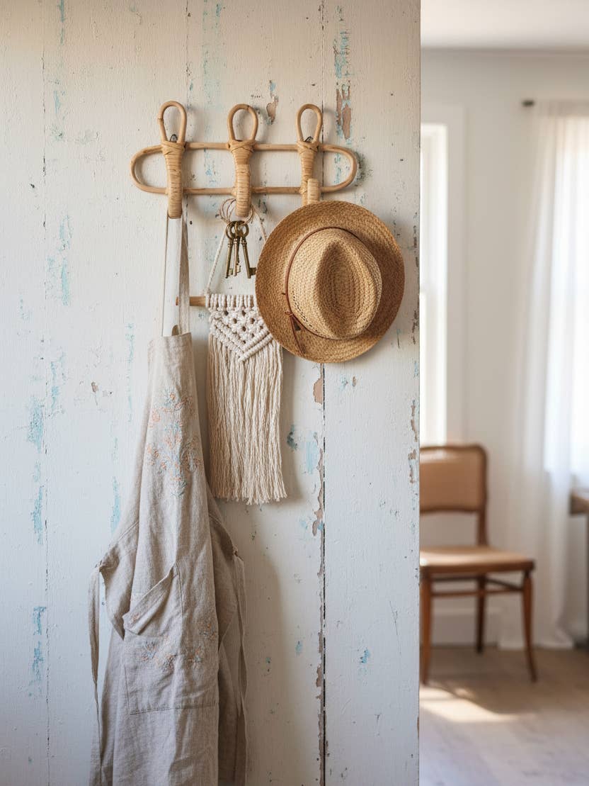 Rattan Wall Hanging Hooks
