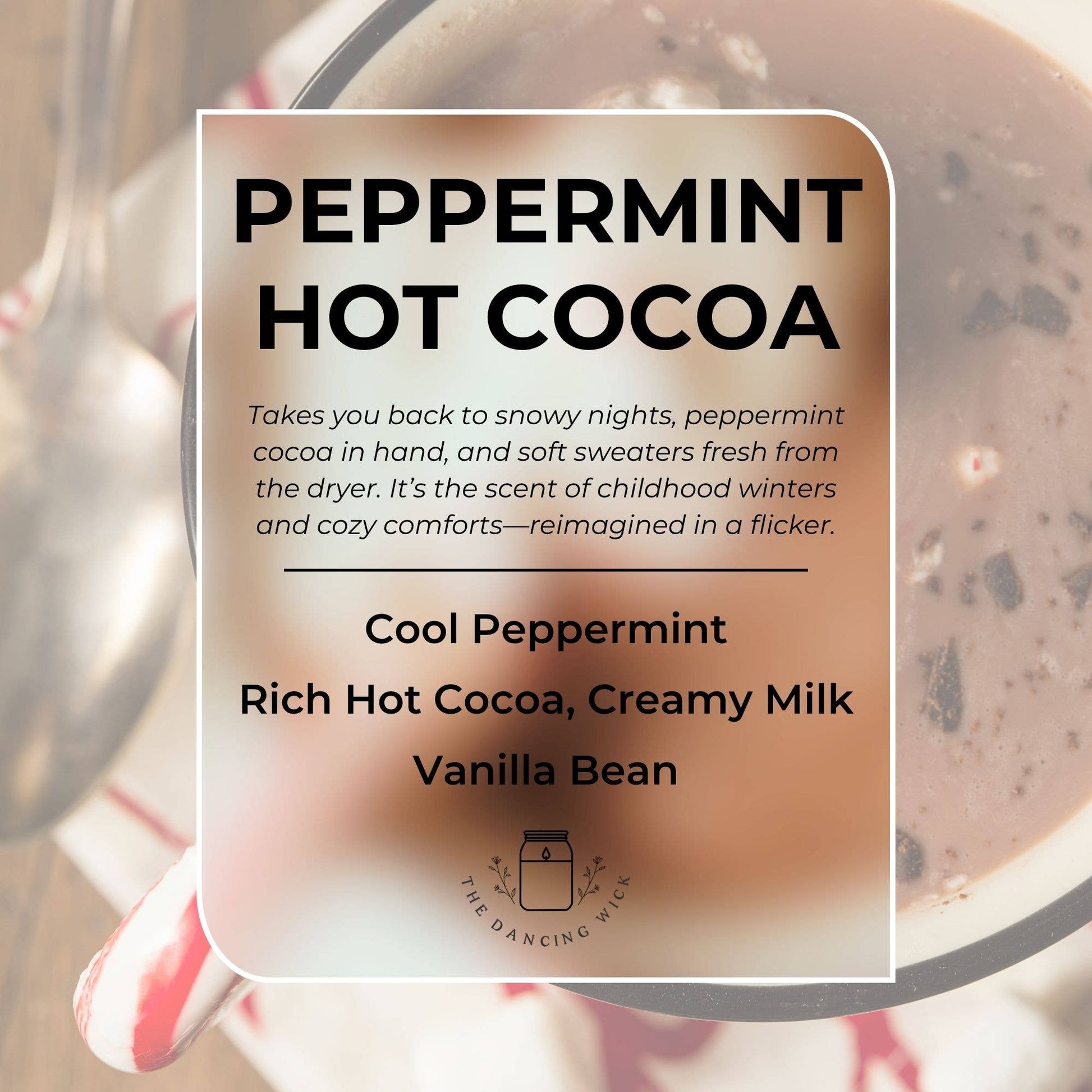 Peppermint Hot Cocoa Candle