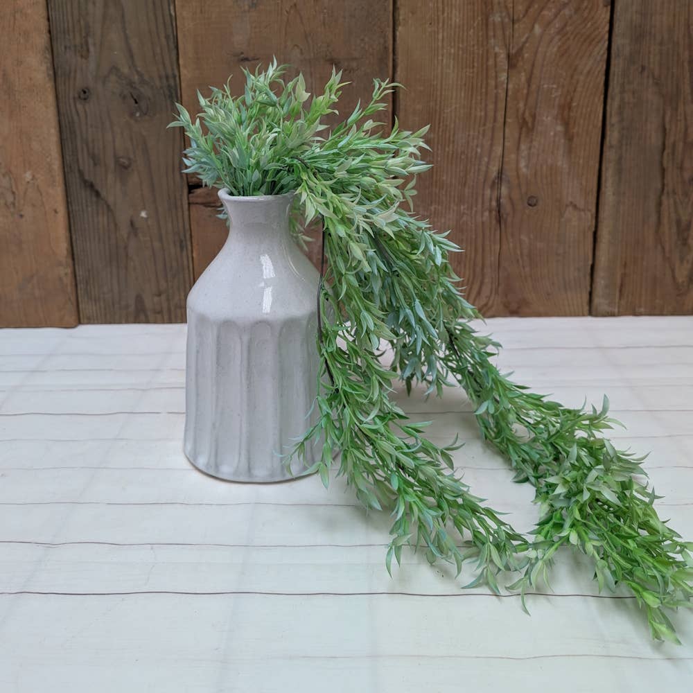 Green Dripping Leaves of Grass