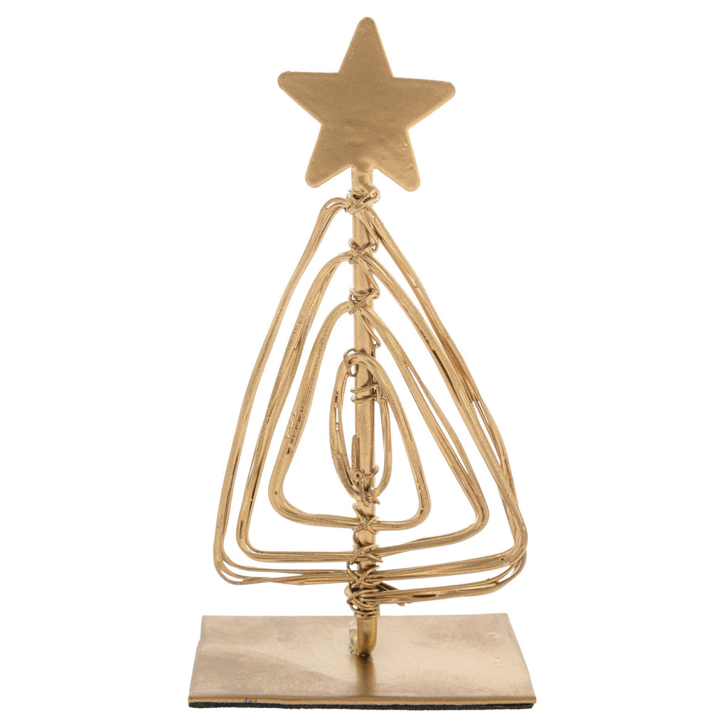 Spiral Wire Flat Trees