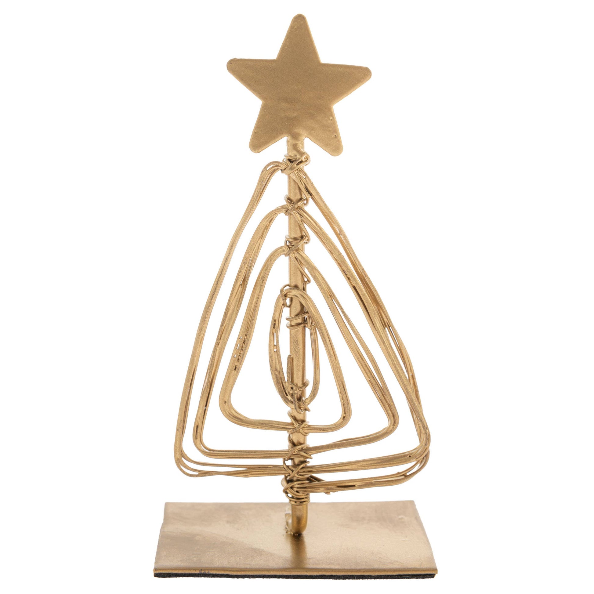 Spiral Wire Flat Trees