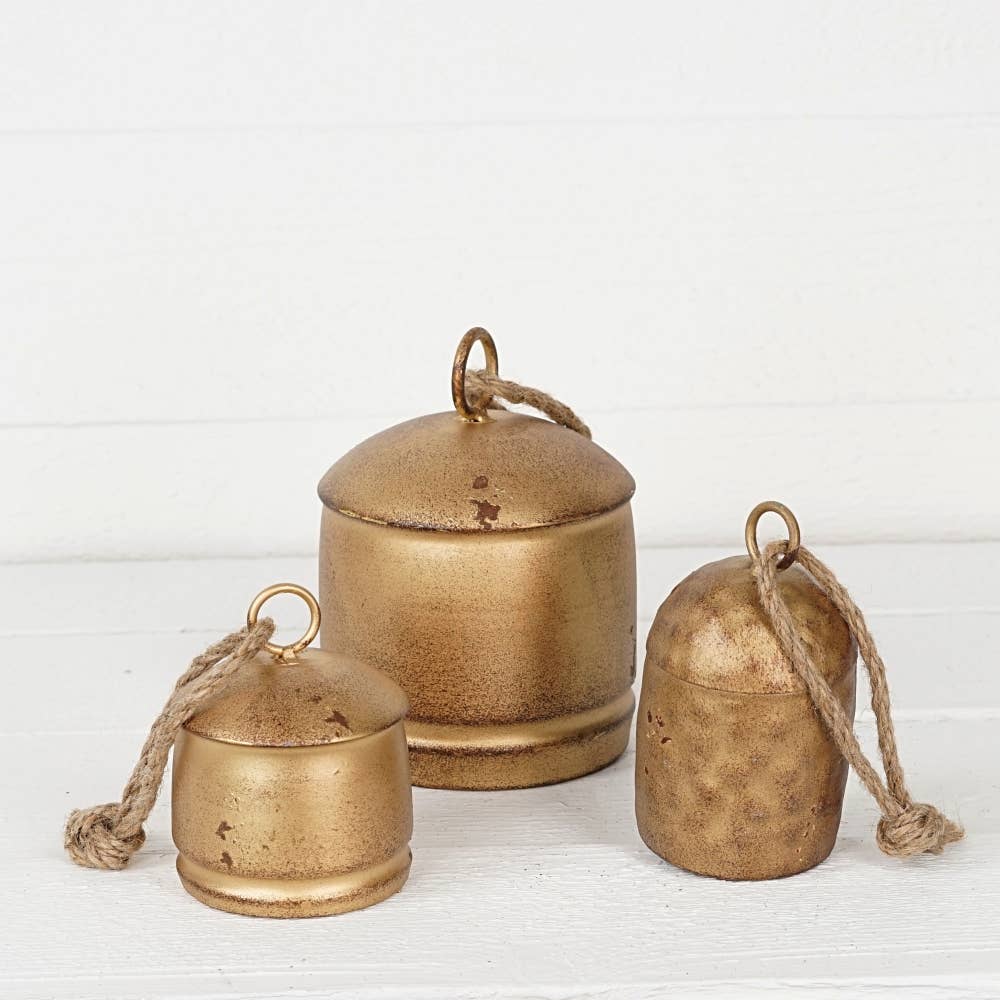 Vintage Gold cow bell