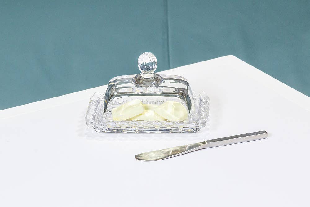 Rect Ball Rim Covered Dish