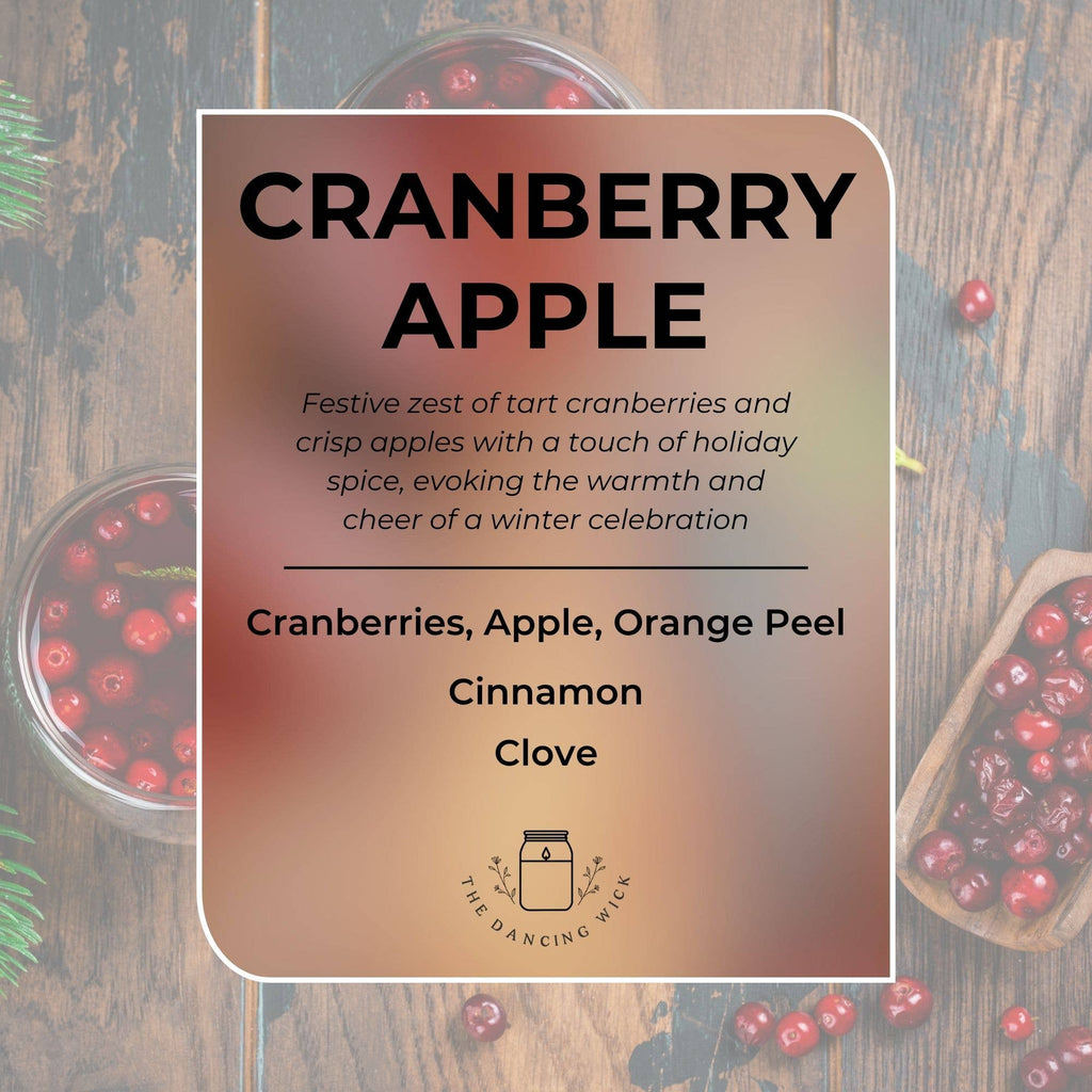 Cranberry Apple Christmas Candle