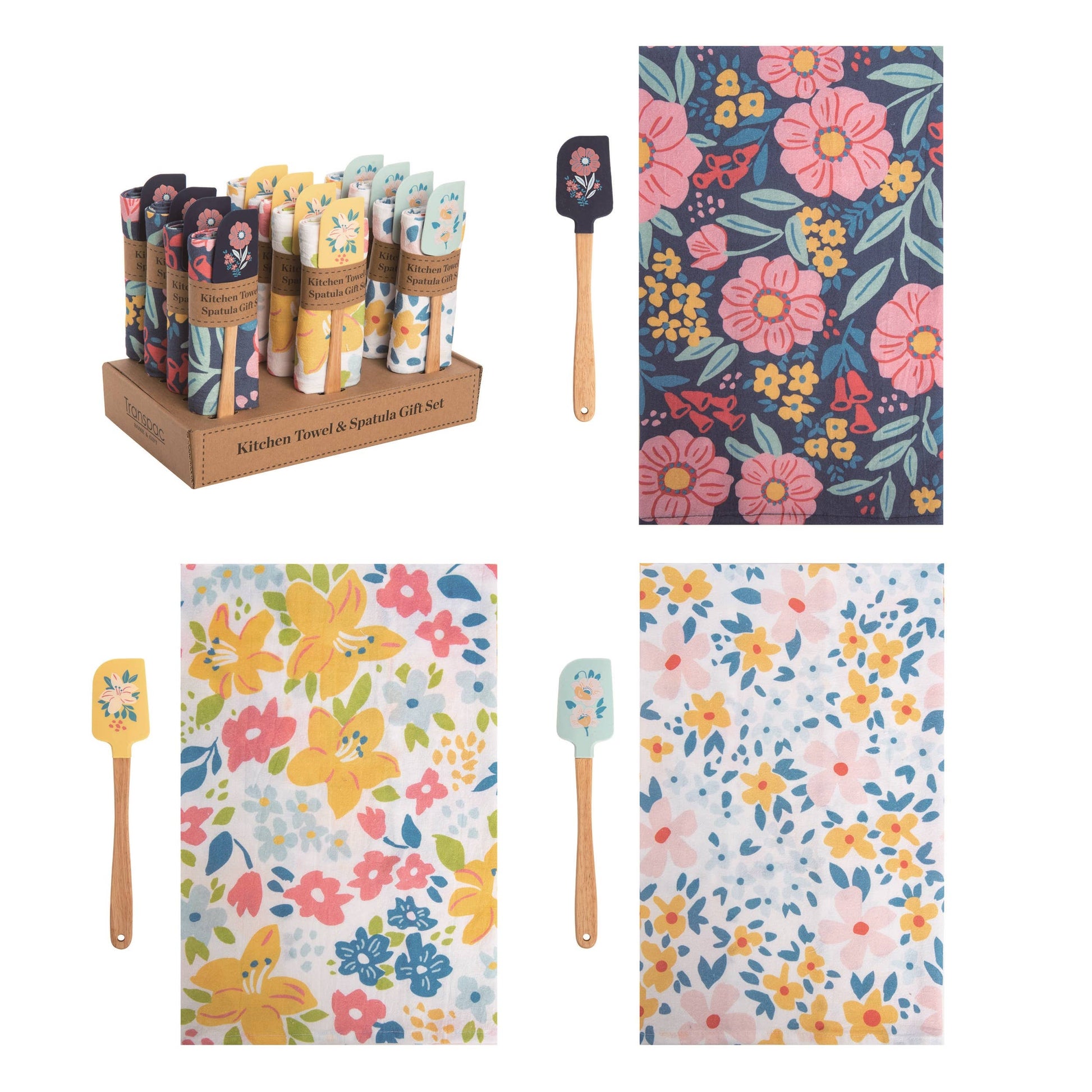 Floral Spatula Towel Set