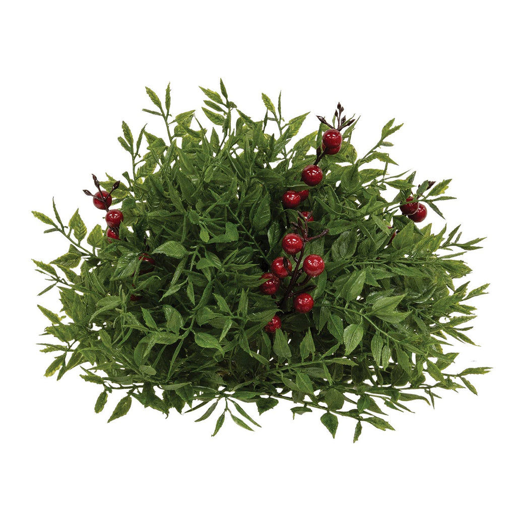 Lady Ruscus & Berries Half Sphere - 8.5"