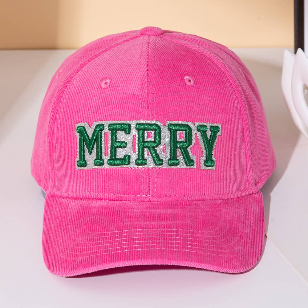 Pink & Green Merry Trucker Hat