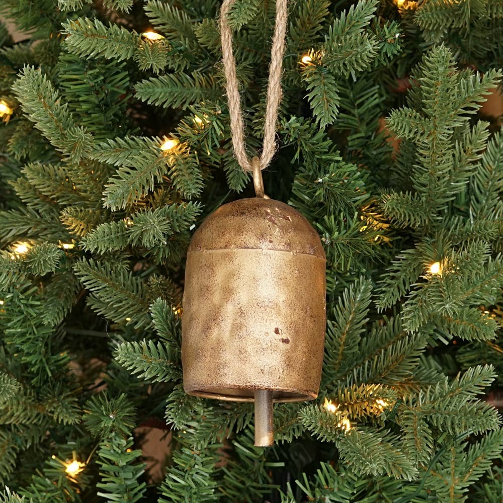 Vintage Gold cow bell