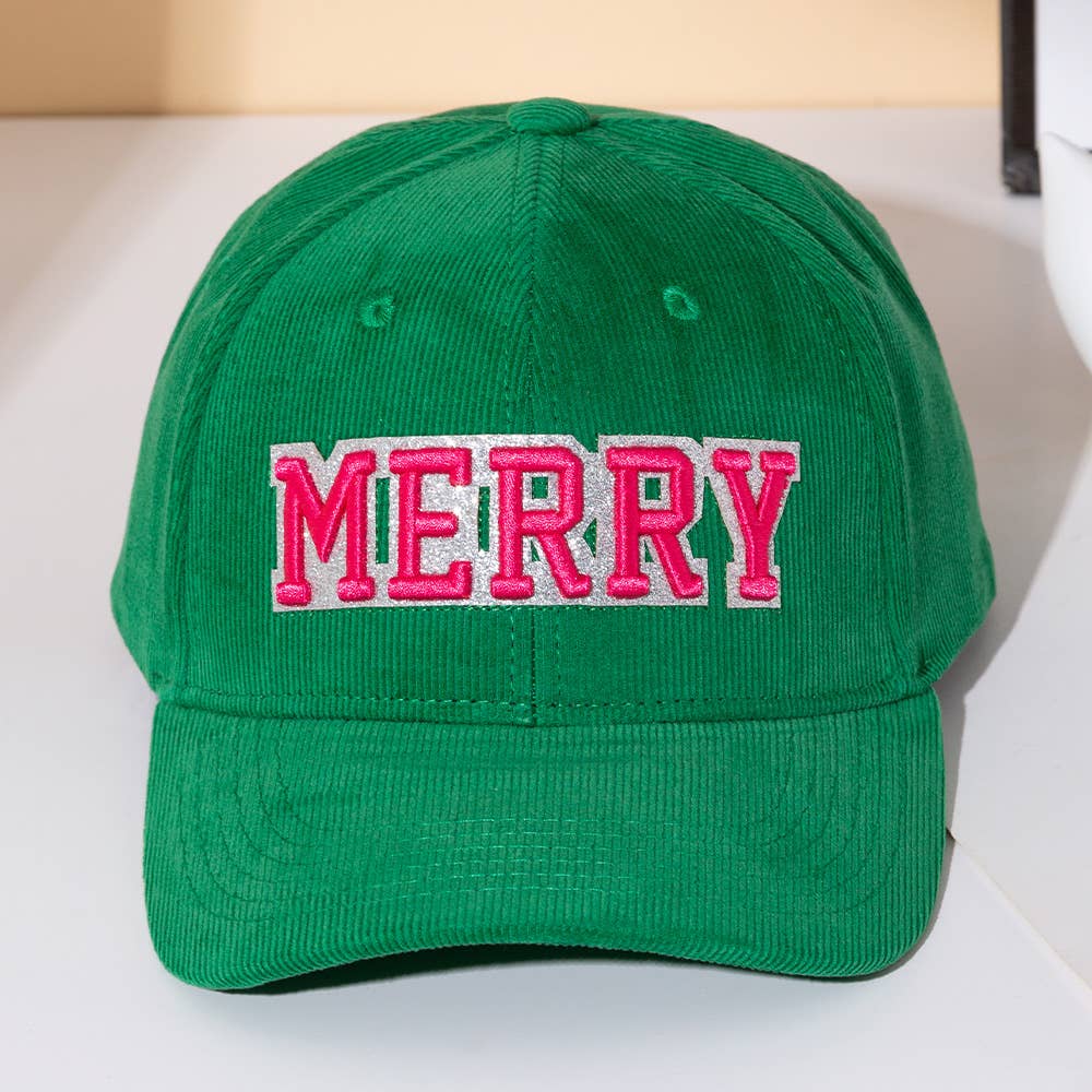 Pink & Green Merry Trucker Hat