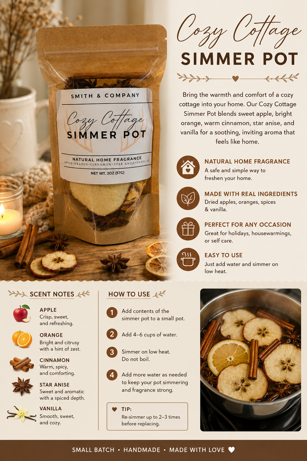 Cozy Cottage Simmer Pot