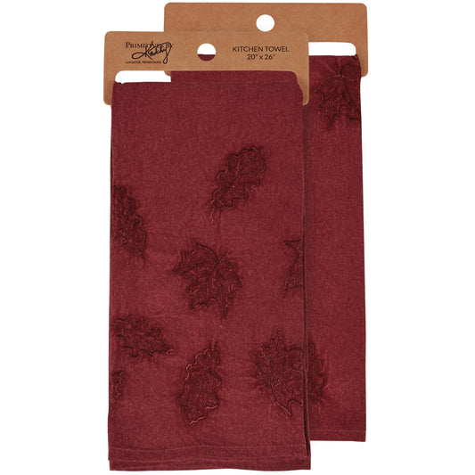 Falling Leaves Kitchen Towel