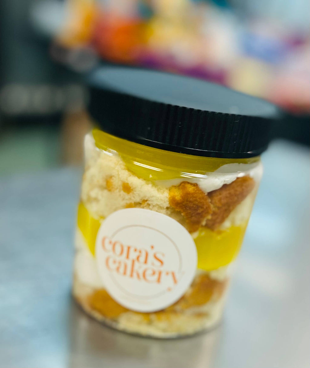 Lemon Cake Jar