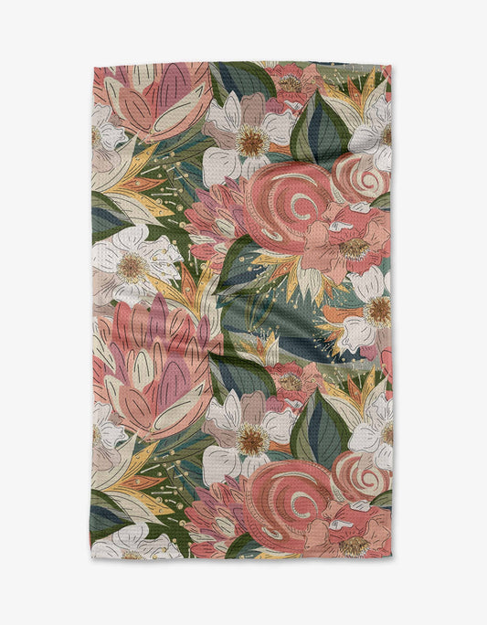 Flower Explosion Tea Towel