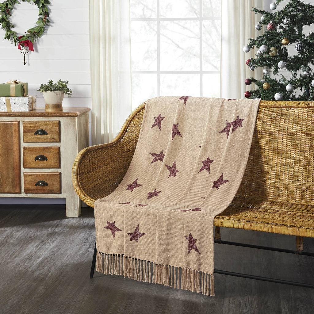 Primitive Star Woven Throw